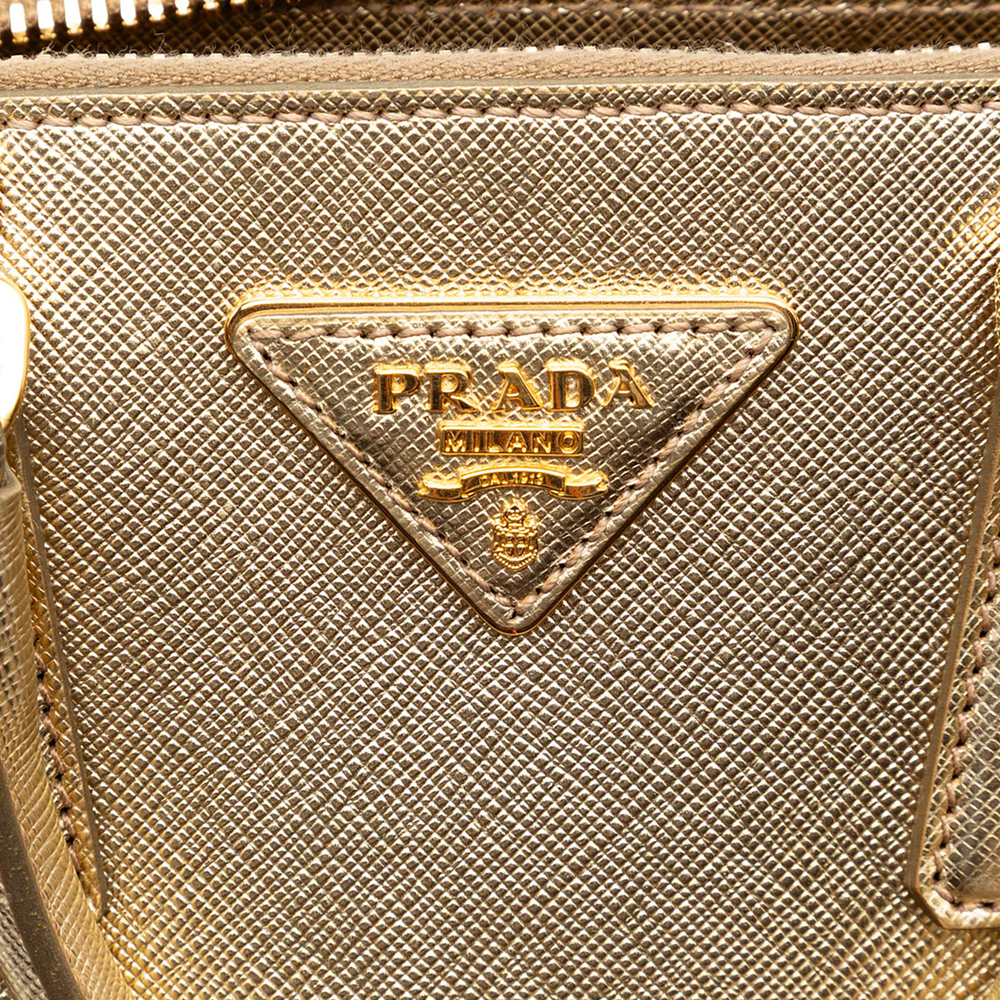 Pre-Loved Prada Small Saffiano Lux Promenade Satchel - Picture 5 of 7